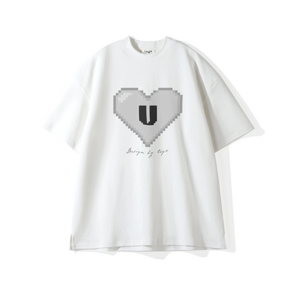 Love u grey (白)